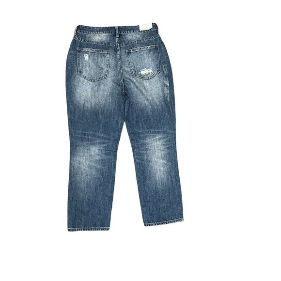 PACSUN Garfield High Rise Mom Jeans Women's Size 27 Distressed Button Fly - Picture 7 of 12